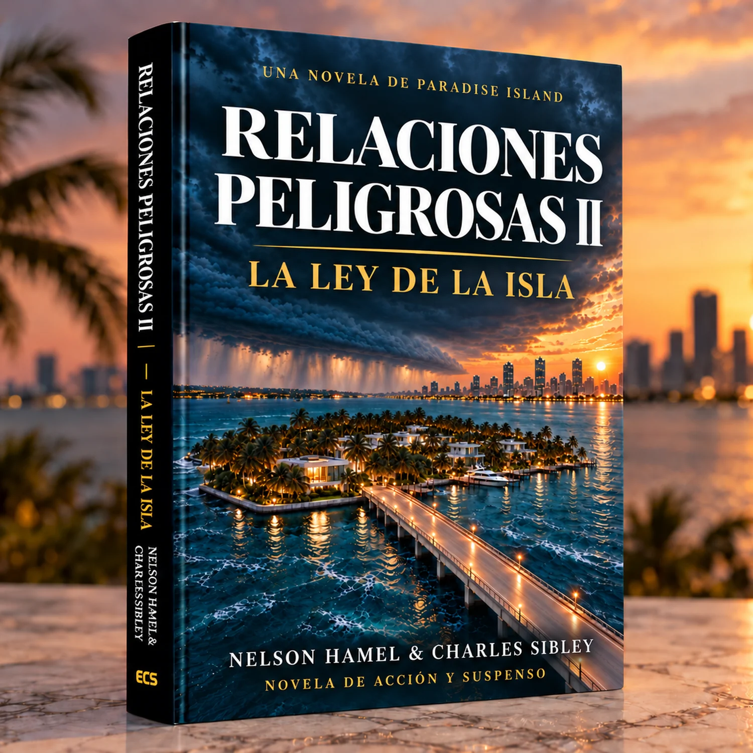 Maqueta del libro Relaciones peligrosas II: La ley de la isla