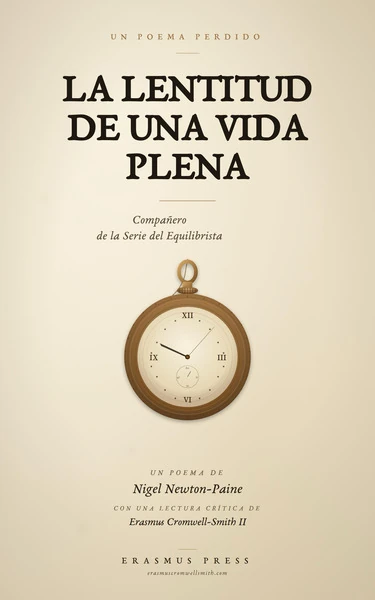 La lentitud de una vida plena, portada