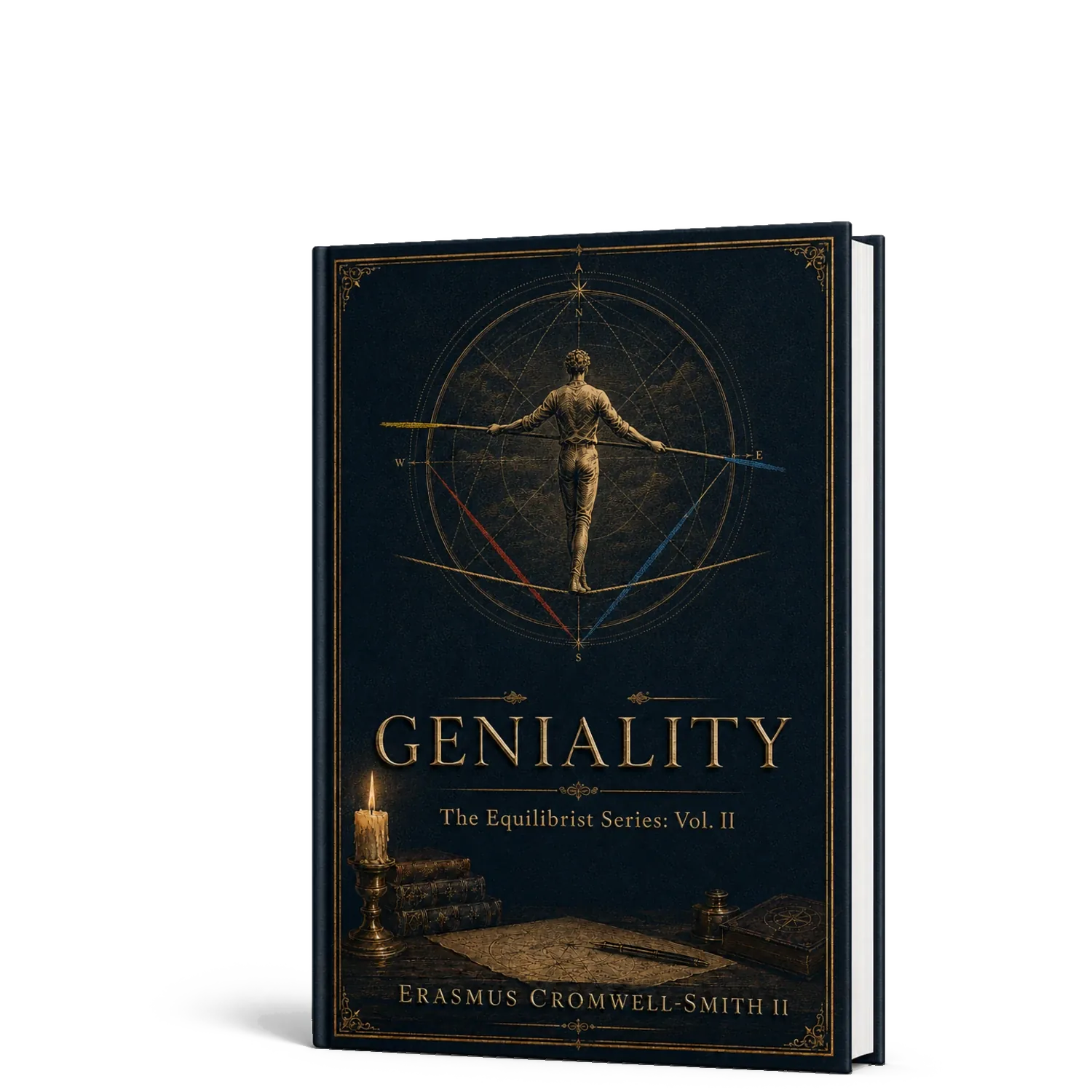 Geniality standalone book mockup
