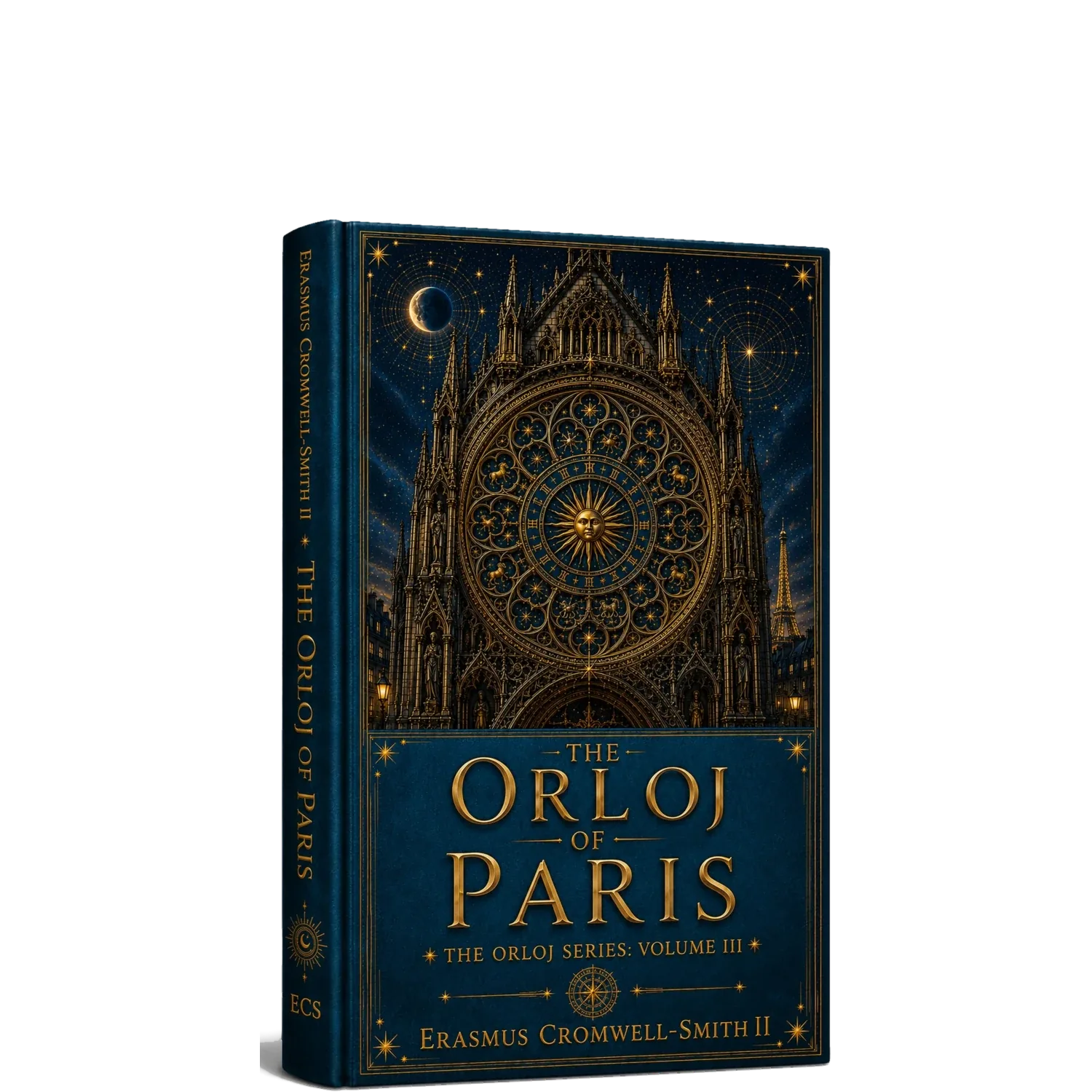 The Orloj of Paris standalone book mockup