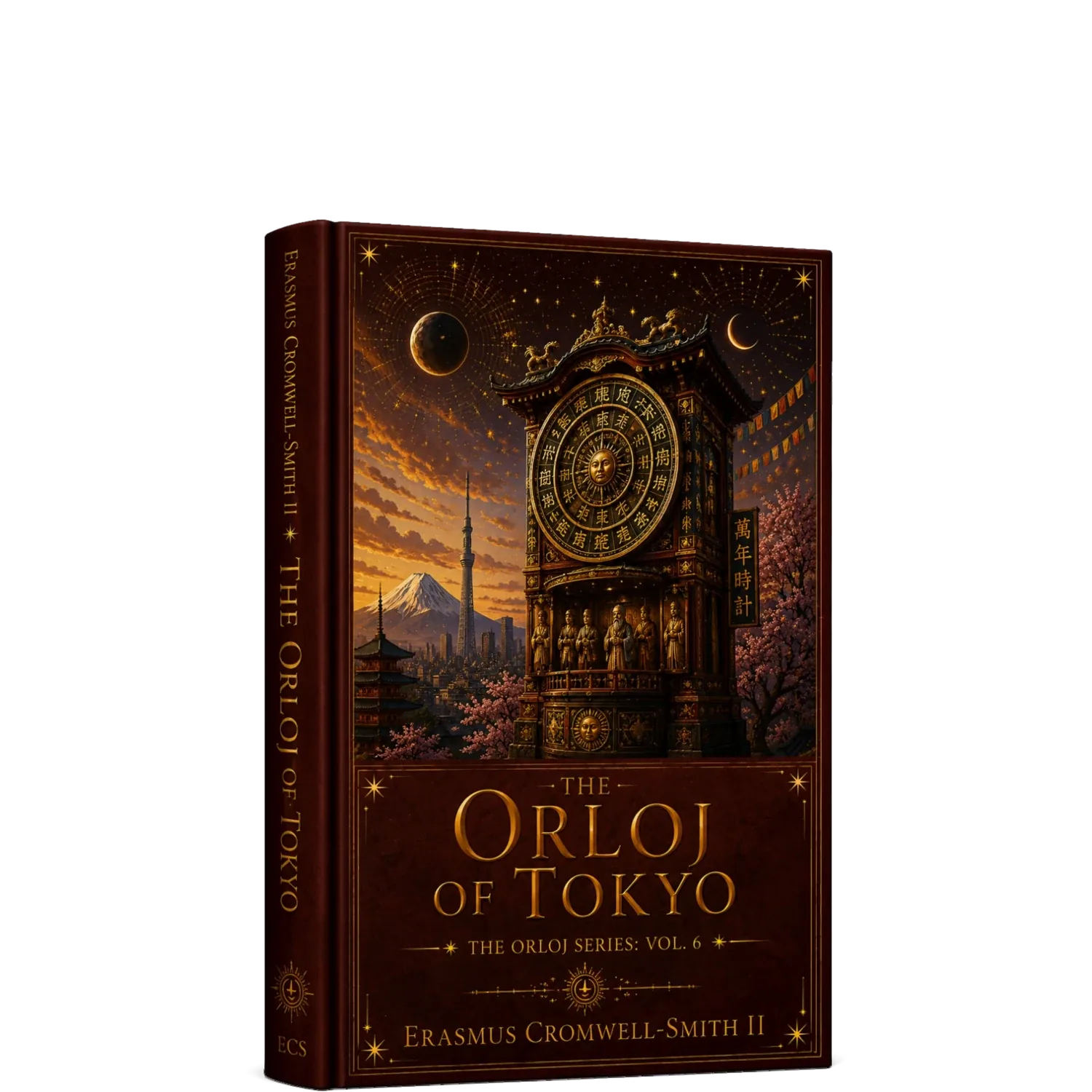 The Orloj of Tokyo standalone book mockup