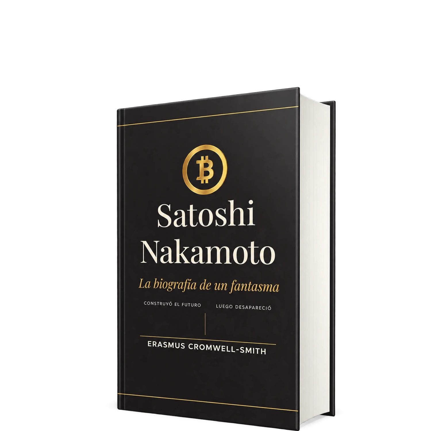 Satoshi Nakamoto: La biografía de un fantasma, Volumen I — maqueta del libro