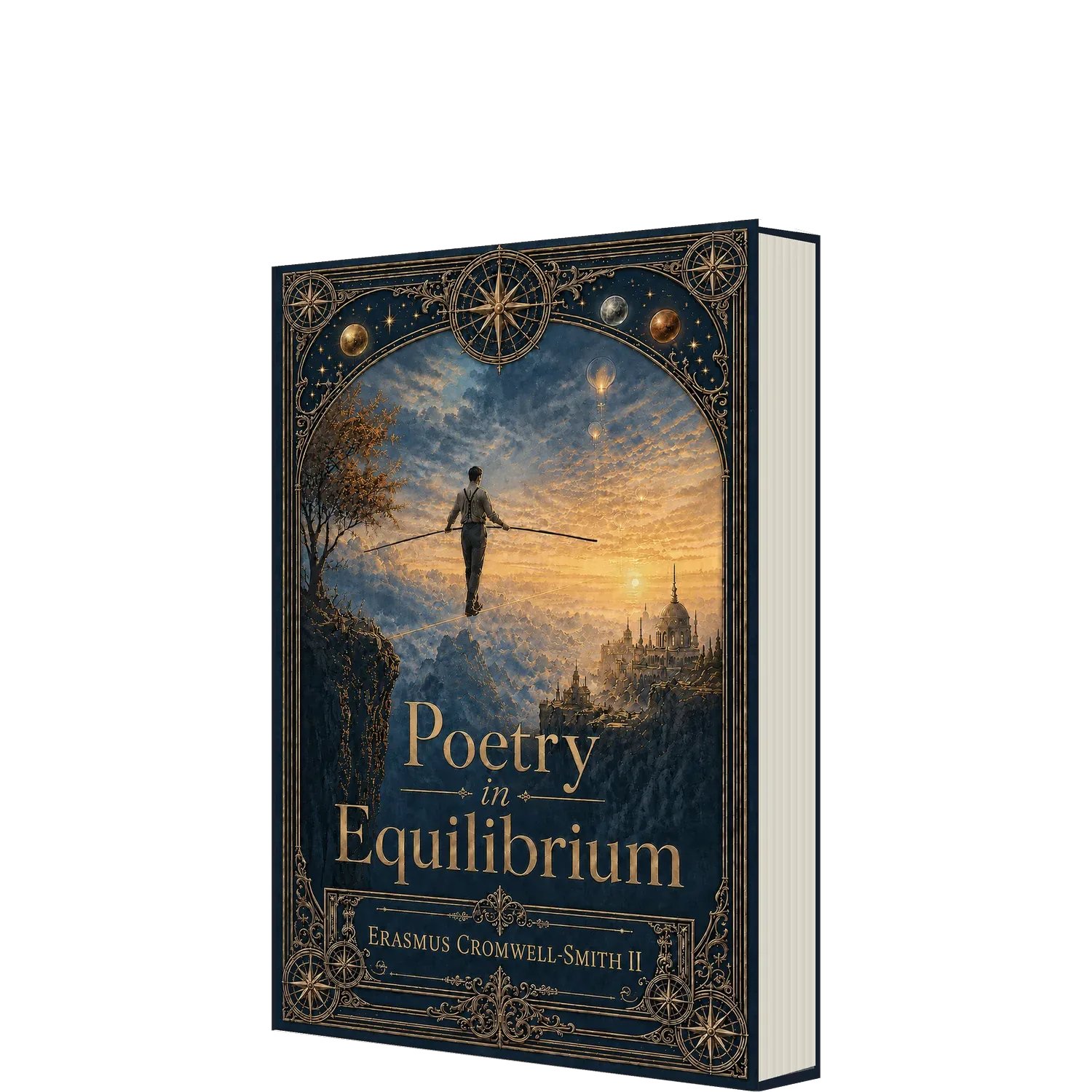 Poetry in Equilibrium book mockup