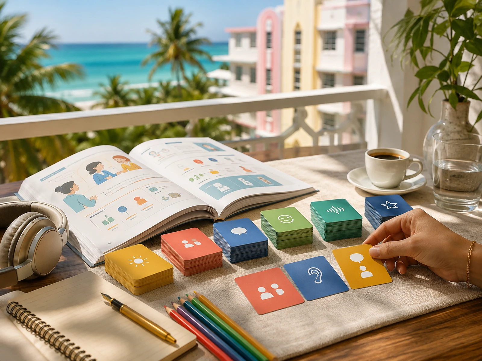 A short daily language practice session