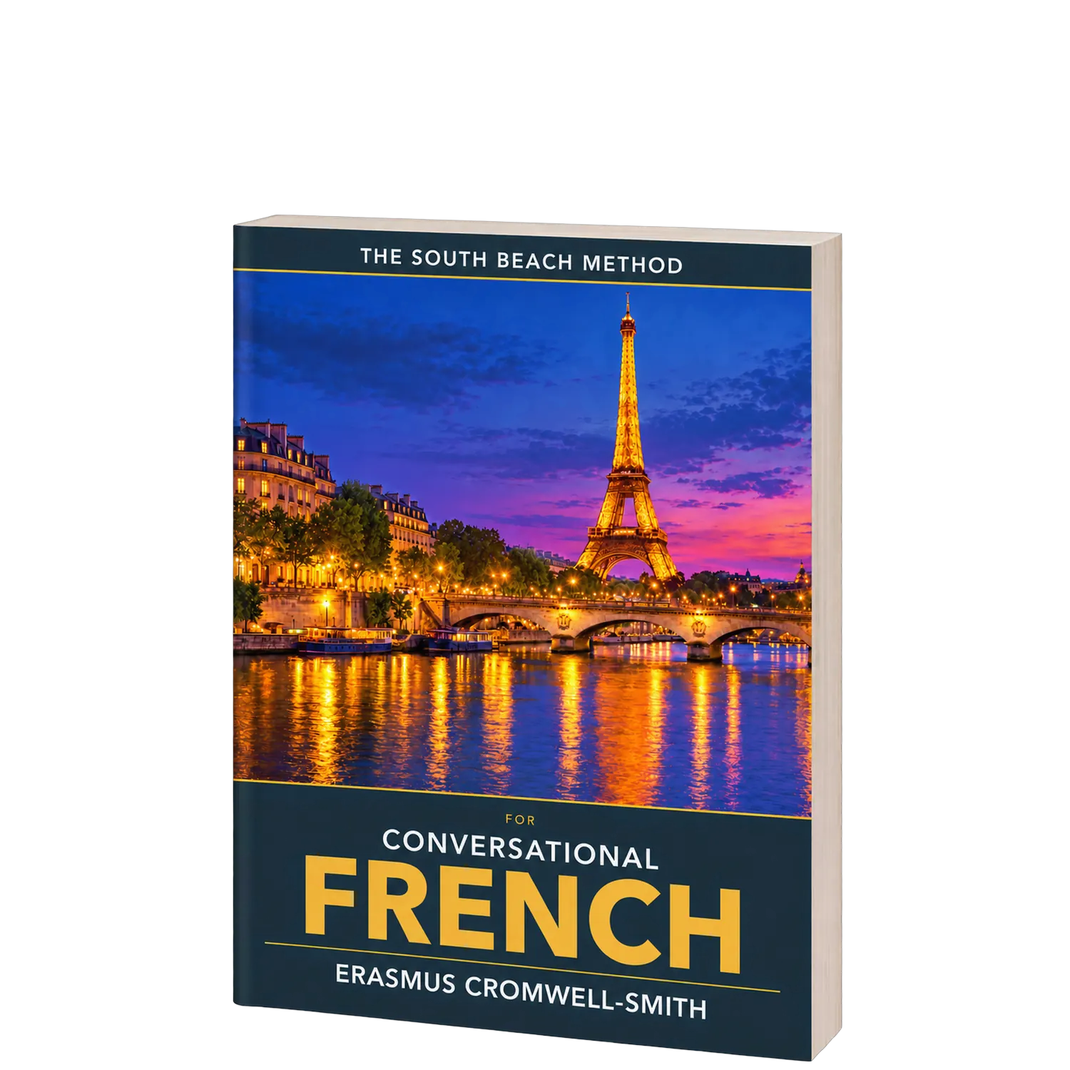 The South Beach Method for Conversational French book mockup