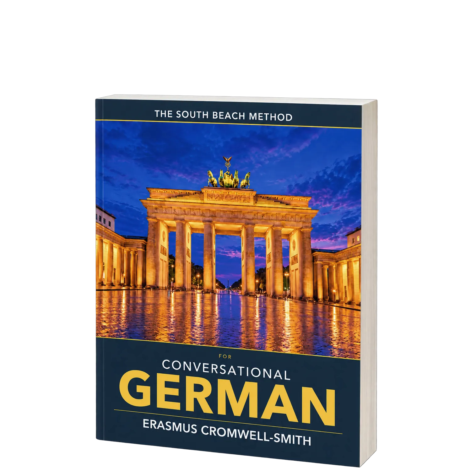 The South Beach Method for Conversational German book mockup